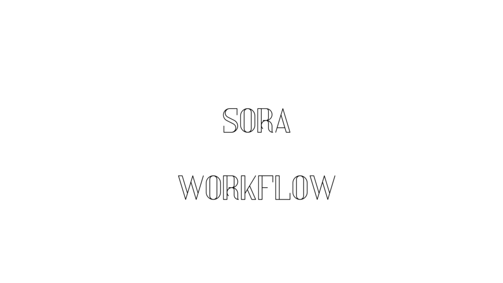 SORA WORKFLOW
